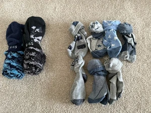 Next 2 Welly Wellie Camo Design Sock & 7 Ankle Sock Bundle Cotton Rich 6-8.5 - Picture 1 of 2