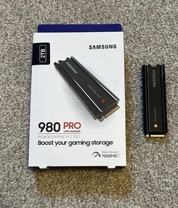 Samsung 980 PRO 2TB M.2 SSD with Heatsink (use in PS5) - Picture 1 of 7