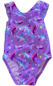 Cat & Jack Swimwear Bathing Suit 18 Mo Girls One Piece Unicorn UPF 50 - Picture 1 of 5