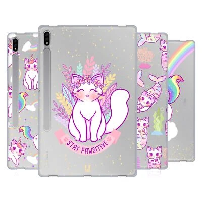 HEAD CASE DESIGNS PASTEL CATS SOFT GEL CASE FOR SAMSUNG TABLETS 1 - Image 1 of 4