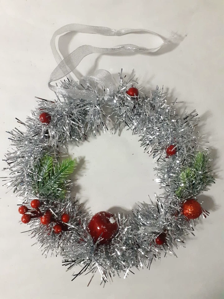 GHIRLANDA NATALIZIA FUORIPORTA FUORI PORTA DECORAZIONI NATALIZIE ADDOBBI NATALE - Immagine 1 di 1