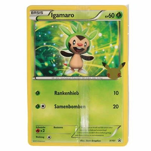 Pokémon 25 aniversario - Tarjeta promocional de primer socio de Kalos - Igamaro de gran tamaño - Imagen 1 de 2