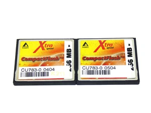 Toshiba Compact Flash 256MB 2PCS (CF Cards) USED - Afbeelding 1 van 2