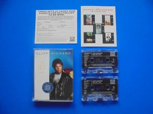 CLIFF RICHARD - THE HIT LIST - UK 1994 DOUBLE CASSETTE TAPE ALBUM. EMI. VG - Picture 1 of 12