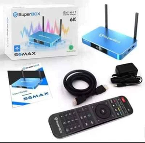 NEWEST Model - SuperBox S6 Max Smart Media Player Android TV/TVBOX - Picture 1 of 3