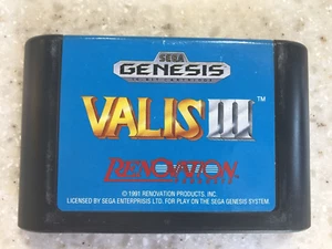 CARTUCHO DE JUEGO VALIS III 3 TRES SEGA GENESIS SOLO FUNCIONA BIEN NES HQ - Imagen 1 de 2