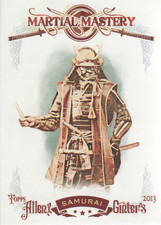 2013 Topps Allen & Ginter Baseball Martial Mastery #MM-SM Samurai
