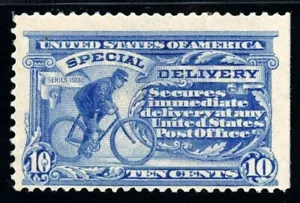 USAstamps Unused FVF US 1911 Special Delivery Scott E8 OG MLH - Picture 1 of 2