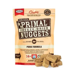 Primal Freeze Dried Cat Food Nuggets, Pork Formula (5.5 & 14 oz) - Raw Kitten... - Picture 1 of 8