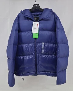 Marmot Men's XL Navy Blue Guides Down Hoody 700 Fill Down Parka Puffer Jacket - Picture 1 of 3