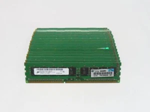 LOT OF 16X 8GB MICRON MT18JSF1G72AZ-1G6D 2RX8 PC3-12800E DDR3 ECC SERVER RAM - Picture 1 of 3