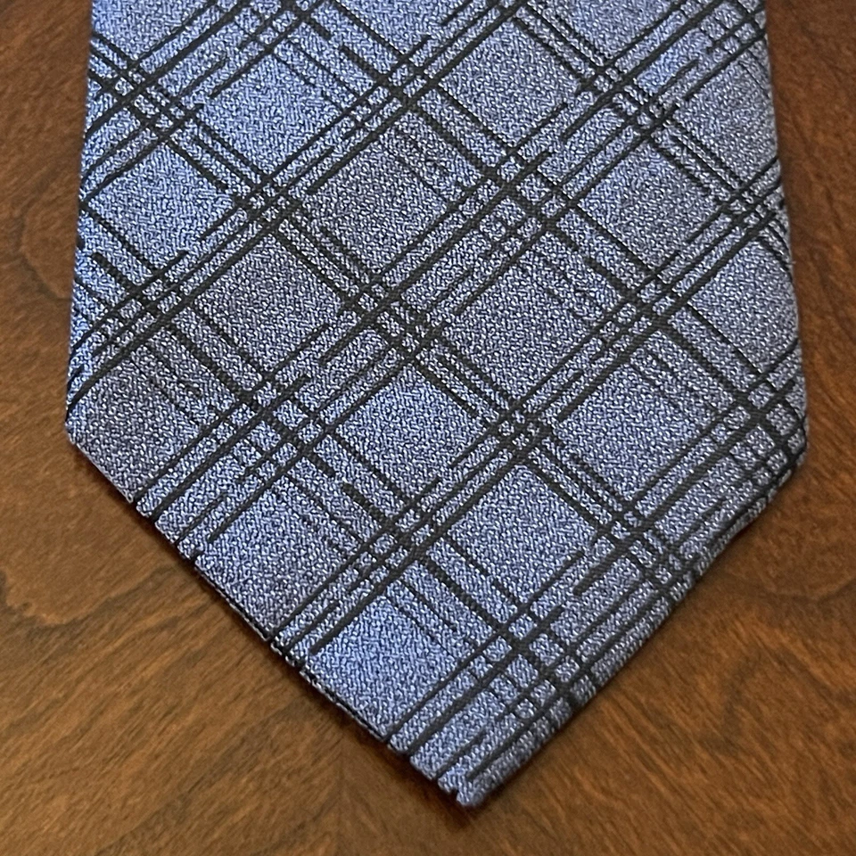 Corbata de cuello Van Heusen azul 73 % poliéster 27 % viscosa para hombre hecha en China Foto 1 de 4
