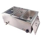 TAIMIKO Commercial Electric Food Warmer Stainless Steel Bain Marie Buffet Food