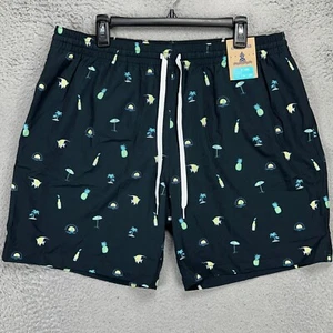 Chubbies The Beach Essentials Mens Swim Trunks 2XL Black Lined Board Shorts NEW - Picture 1 of 9