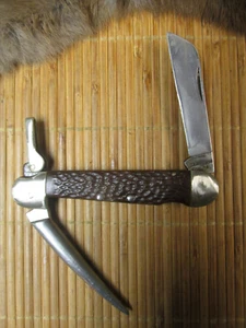 VINTAGE est. 1980 ..CAMILLUS USA  SAILING ( Rigging Knife with a Marlin Spike) - Picture 1 of 12