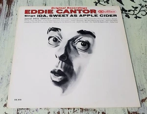 VG Eddie Cantor Sings, Ida, Sweet As Apple Cider (1964) RCA Camden – CAL 870 US - Imagen 1 de 3