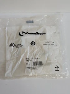 Lot of 10 NEW Commscope M12LE-262 White Faceplates 108333063 - Picture 1 of 3