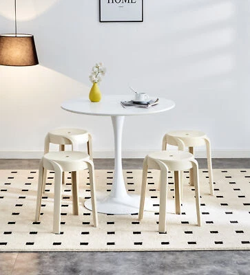 18 in 6 Pack Backless Classroom Kitchen Stools Stackable School Stools Round Top - Image 1 of 4