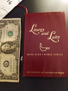 LITURGY AND LAITY Catholic BIBLE VIGILS 1964 REV. PETE A. CHIARA Pocket Size - Foto 1 di 7