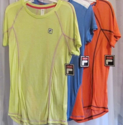 Girls' "FILA SPORT" Light Weight Short Sleeve Tops Sizes / Colors Vary NWT - Imagem 1 de 4