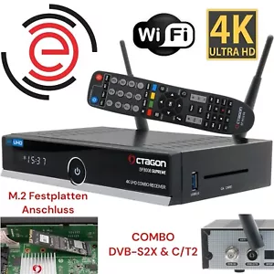 ✅ COMBO OCTAGON SF8008 V3 SUPREME 4K UHD E2 DVB-S2X y DVB-C/T2 (DUAL OS, M2 SSD) - Imagen 1 de 21