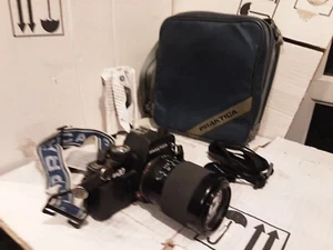PRAKTICA BX20 35MM KAMERA + Pentagon MC F4-5.6 Objektiv 70-210mm - + HÜLLE LESEN DESC - Bild 1 von 7