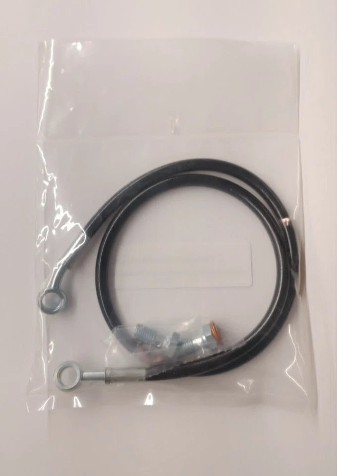 Rear Brake Line Kit +1 - BLACK - Honda TRX450R / TRX450ER - Image 1 of 1