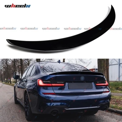 Heckspoiler passend für BMW 3er G20 G80 Neu Design GLANZ Schwarz ab 2018