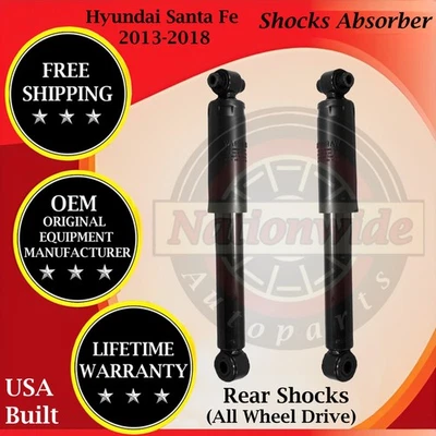 Monroe OEM Rear Shocks For 2013-2018 Hyundai Santa Fe 4X4 Lifetime Warranty - Image 1 of 4