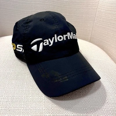 Chapéu de golfe TaylorMade PSI M1 preto ajustável tamanho único ajuste todos raros chapéu de turismo - Imagem 1 de 4