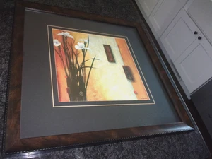 LI LEGER - ASIAN PRINTS - SIGNED - 20" x 20" FRAMED AND MATTED - Picture 1 of 6