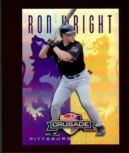 1998 Leaf Rookies & Stars - Crusade Update Ron Wright #114 Purple /100 - Picture 1 of 2