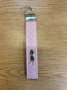 Handgefertigter Schlüsselanhänger Armband Hula Mädchen Tropical Beach - Bild 1 von 1
