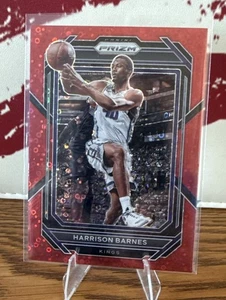 2022-23 Panini Prizm HARRISON BARNES /100  Red Fast Break Disco #111 KINGS NBA - Picture 1 of 2