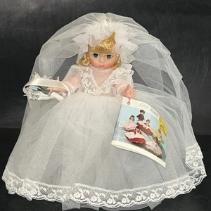 Madame Alexander Wendy 8” Bride Doll SLW 1955 in Wedding Gown - Picture 1 of 9