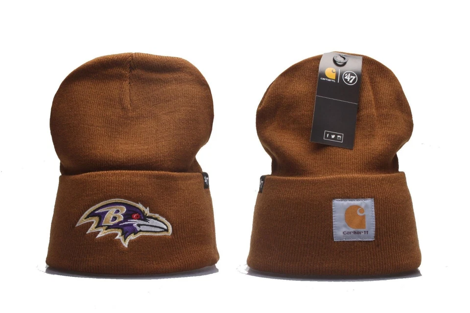 Baltimore Ravens NFL взрослых вязаный Beanie шляпа зимнее тепло эластичность вязаная шляпа - Изображение 1 из 1