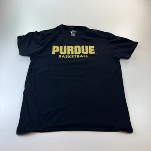 Nike Purdue Boilermakers Basketball Shirt Adult Large Black Athletic Cut NCAA - Picture 1 of 7