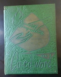 1955 ST. EDWARD High School Yearbook (Elgin, IL) Ancestry. VG Condition - Imagen 1 de 7
