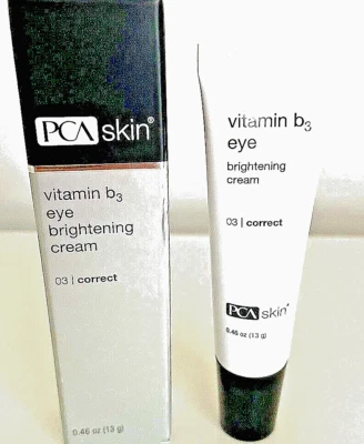 Crema iluminadora de ojos PCA SKIN vitamina B3 tubo de 0,46 oz.   SUPERESTRELLA MULTITAREA Foto 1 de 4