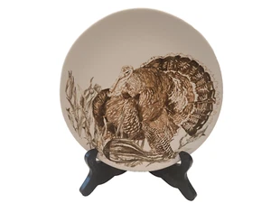 TAG Turkey 8" Plate for Appetizers Hors d'oeuvres or Fall Decor - Picture 1 of 8