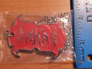 AKA AMERICAN KICK ASS ZIGARRE ZIGARREN METALL HUNDEMARKE ROT & SILBER 2 1/2" NEU - Bild 1 von 3