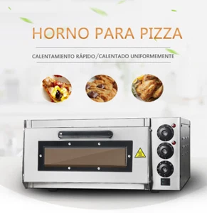 Horno de pizza eléctrico comercial Horno para hornear de una sola cubierta CE - Imagen 1 de 4