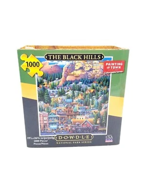 Rompecabezas Dowdle The Black Hills 1000 piezas montaje completo Rushmore nuevo b53 Foto 1 de 3