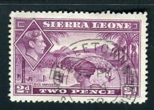 Sierra Leone SG191 1938-54 KGVI 2d mauve used - Picture 1 of 1