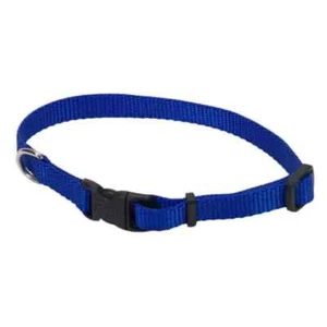 Coastal Adjustable Nylon Collar XS 3/8"x8-12" Blue New - Picture 1 of 1