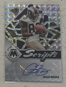 ISAAC BRUCE - 2022 Fútbol Mosaico - GUIONES DE MOSAICO DE PLATA AUTOMÁTICOS - Carneros - S-IB - Imagen 1 de 2