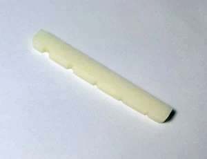 Genuine Density Camel Bone Slotted Nut 5 String 45mm for Bass Guitar Shape Tone - Picture 1 of 3