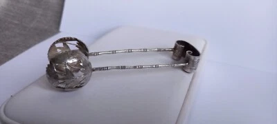 Chinese Export Silver Sugar / Ice Tongs - Image 1 of 4