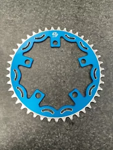 Snap BMX Products Series II 110mm 5 bolt Chainring - 43t Blue - Picture 1 of 2