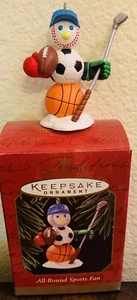 All-Round Sports Fan Ornament Hallmark 1997 - Picture 1 of 3